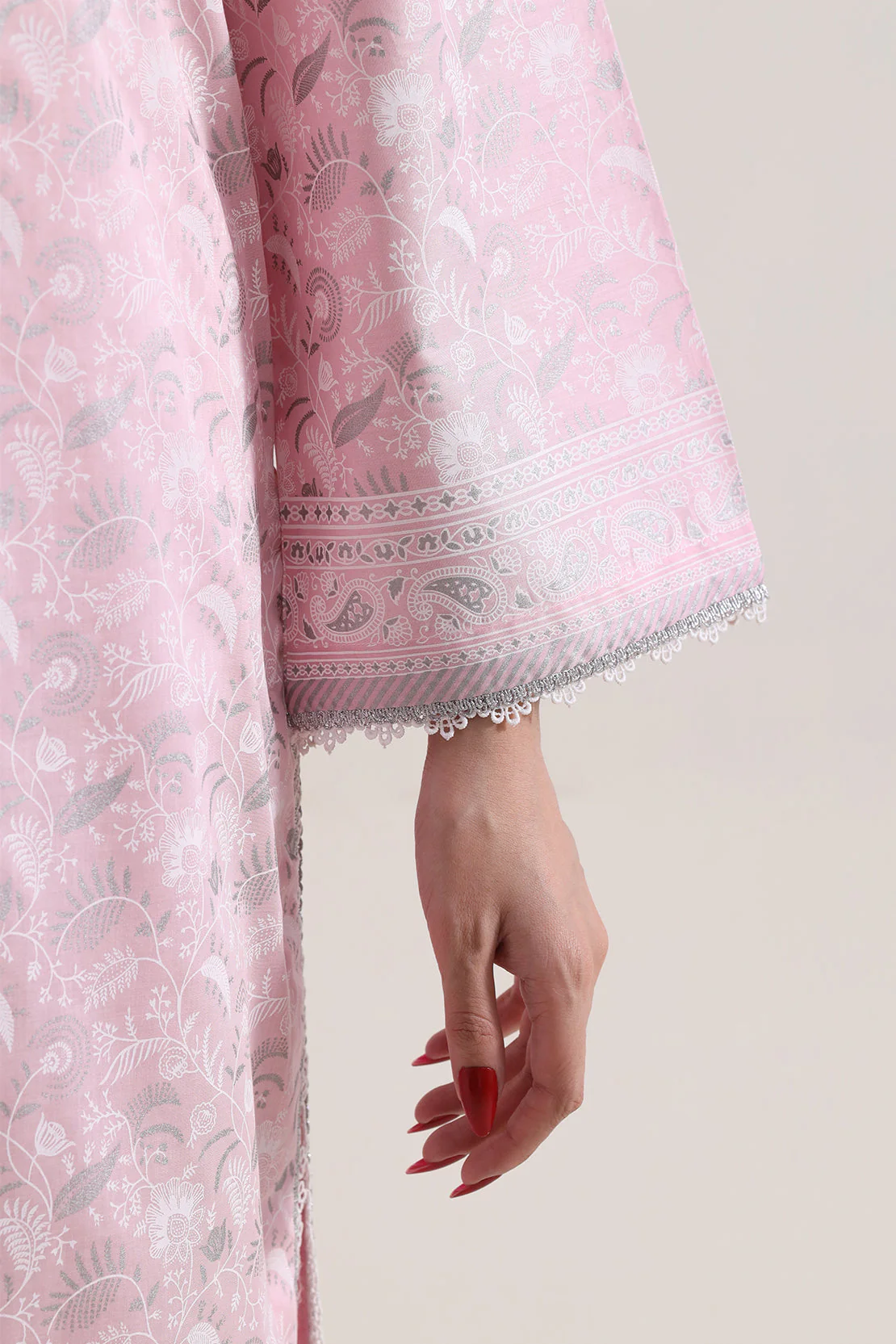 Printed Lawn Stitched 2 Piece (Shirt/Trouser) - Image 6
