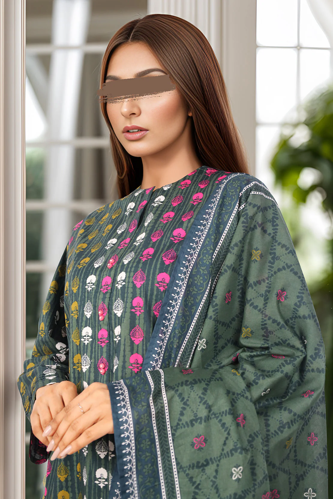 Printed Lawn Stitched 3 Piece - Image 3