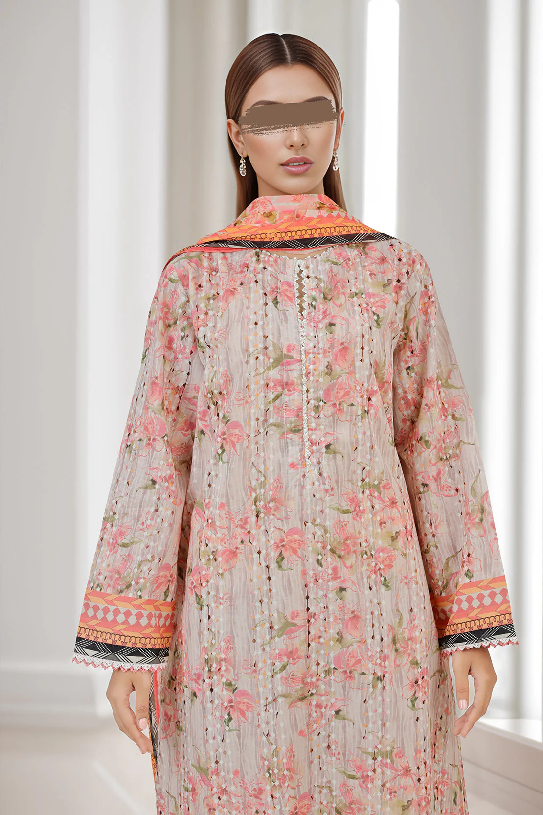 Printed Lawn Stitched 3 Piece - Image 2