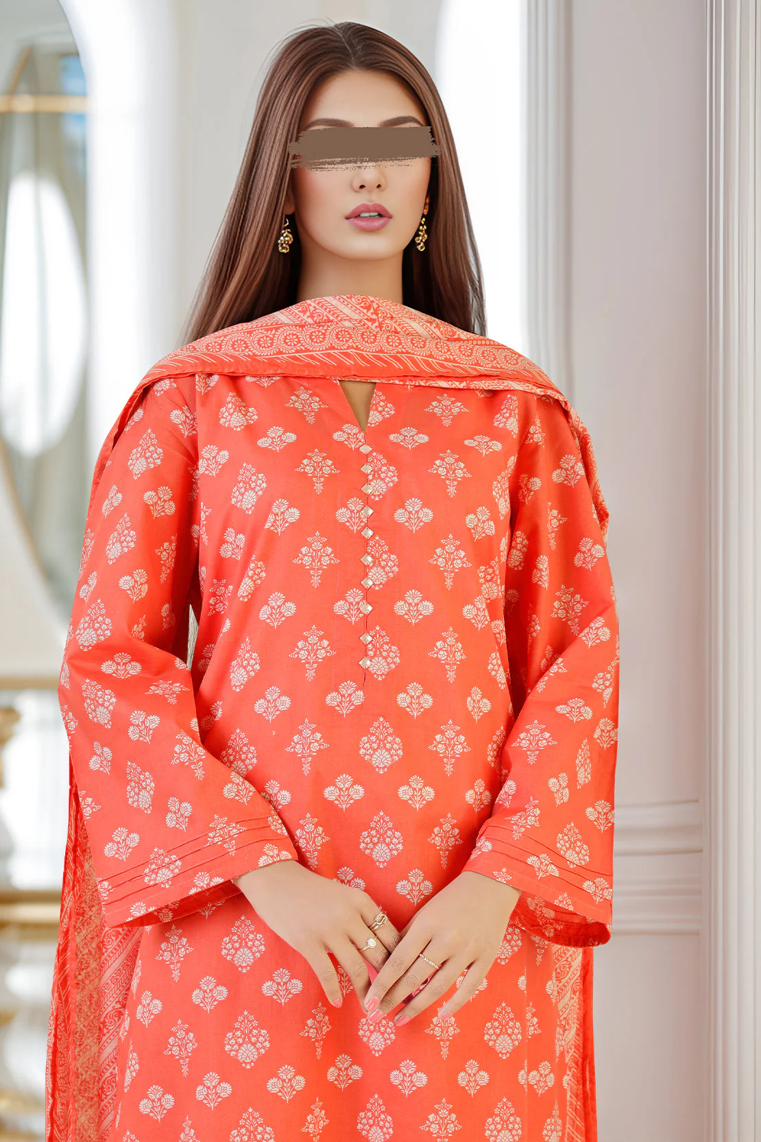 Printed Lawn Stitched 3 Piece - Image 2