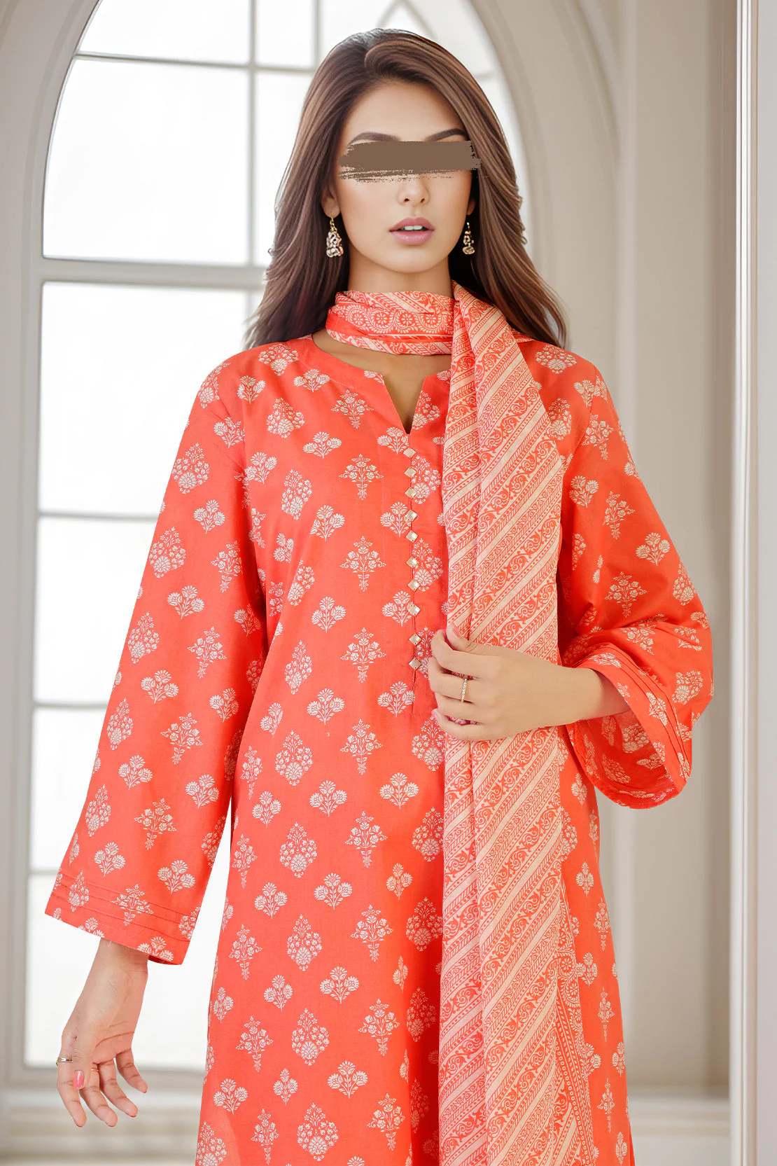 Printed Lawn Stitched 3 Piece - Image 3