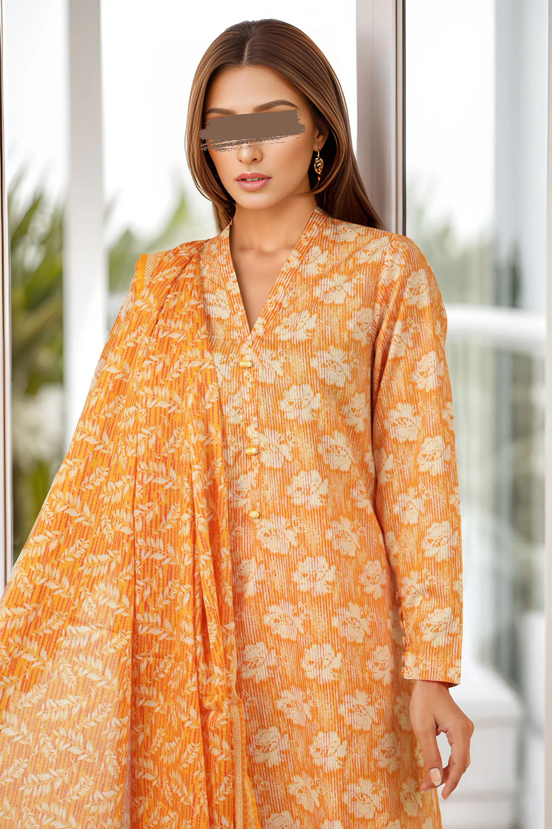 Printed Lawn Stitched 3 Piece - Image 3