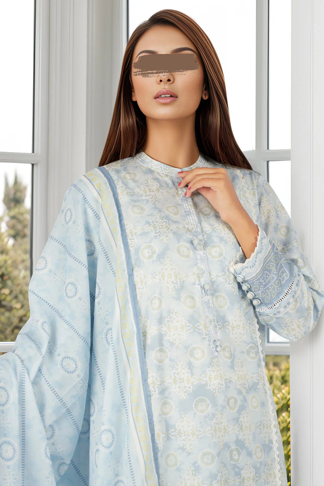 Printed Lawn Stitched 3 Piece - Image 3