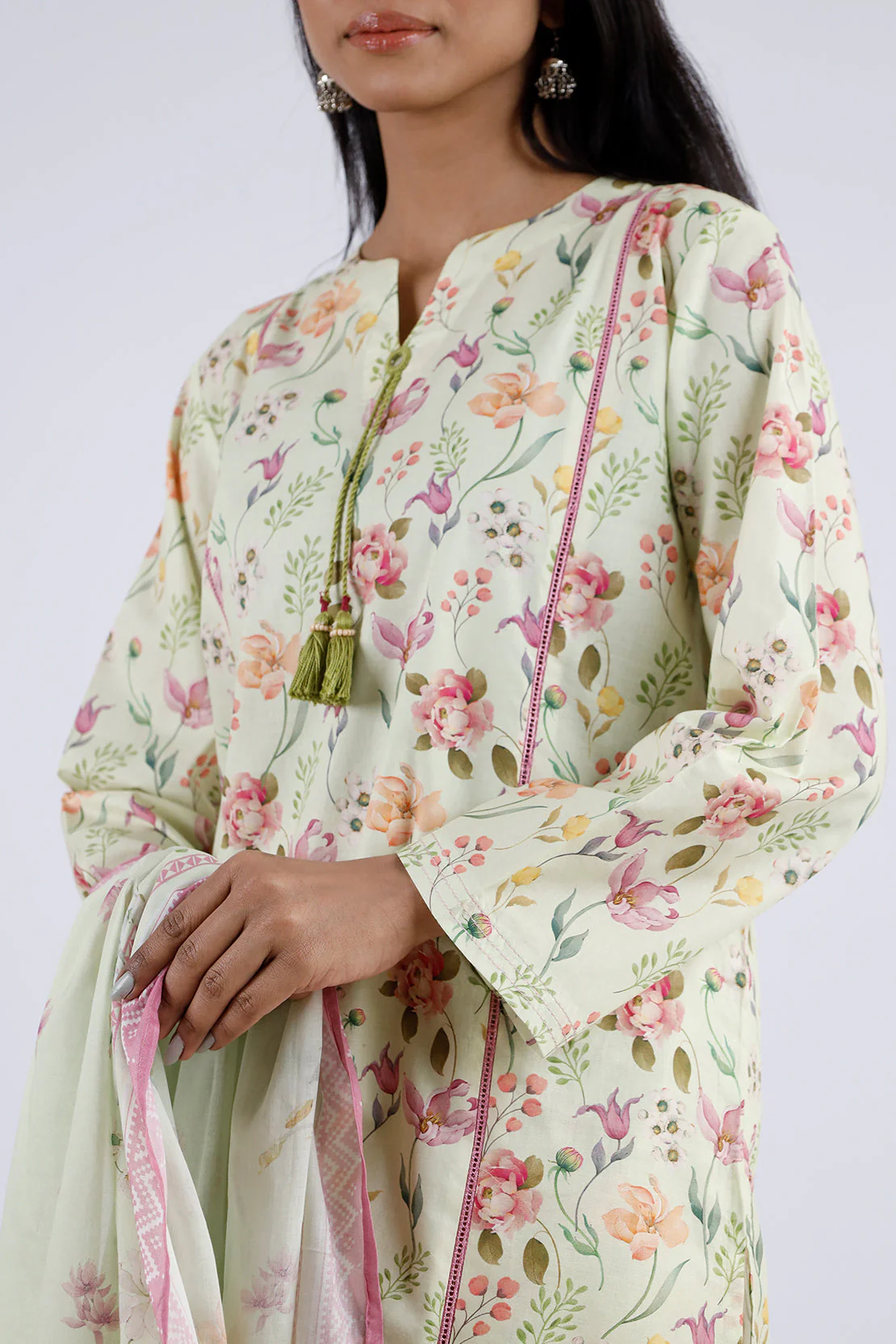 Printed Lawn Stitched 3 Piece - Image 4