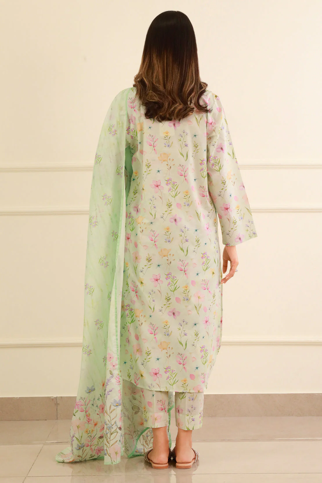 Printed Lawn Stitched 3 Piece - Image 4