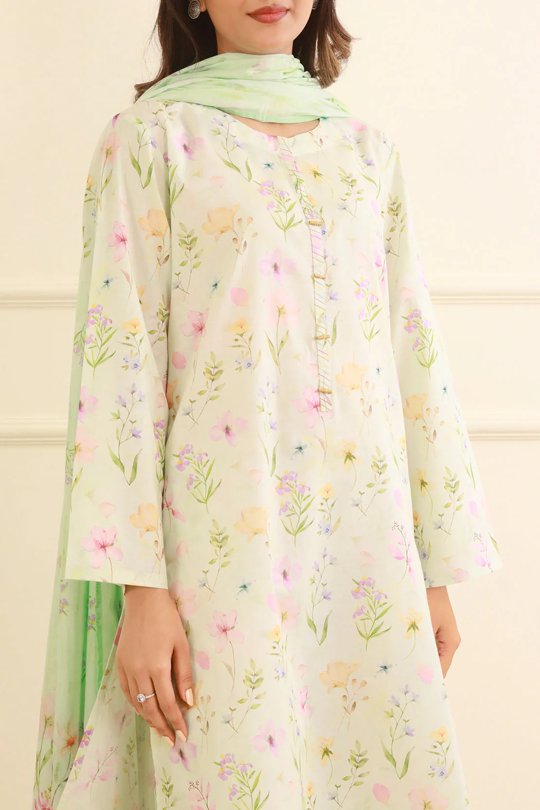 Printed Lawn Stitched 3 Piece - Image 5