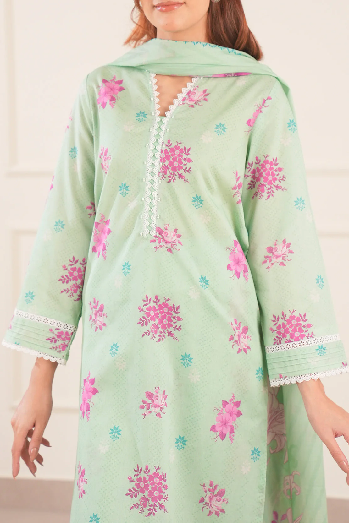 Printed Lawn Stitched 3 Piece