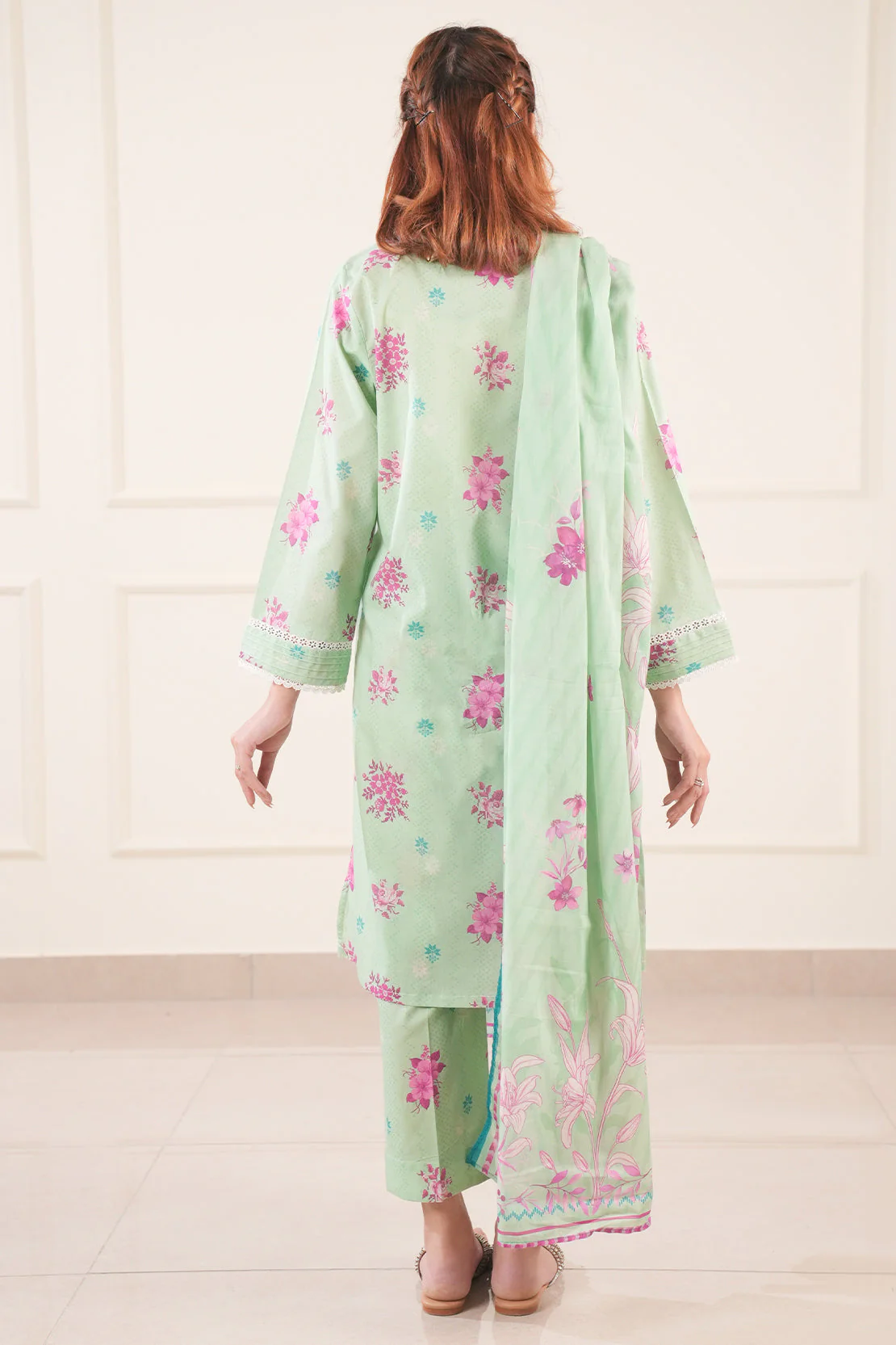 Printed Lawn Stitched 3 Piece - Image 5