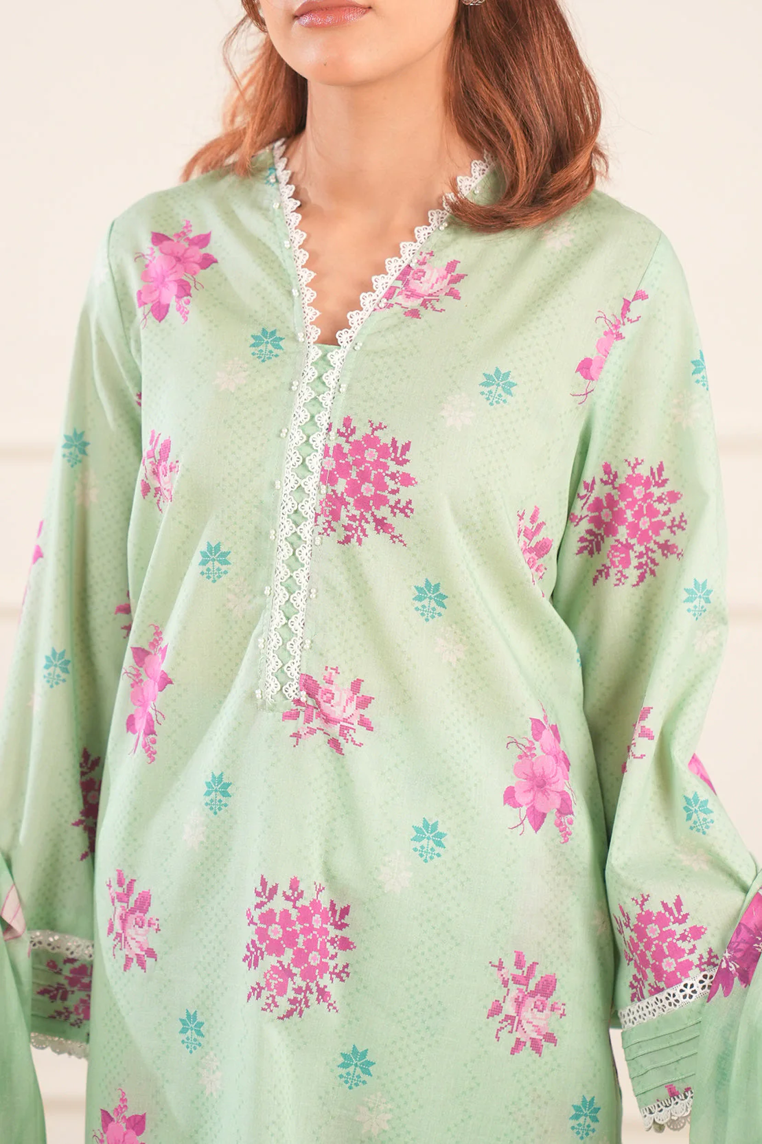 Printed Lawn Stitched 3 Piece - Image 6