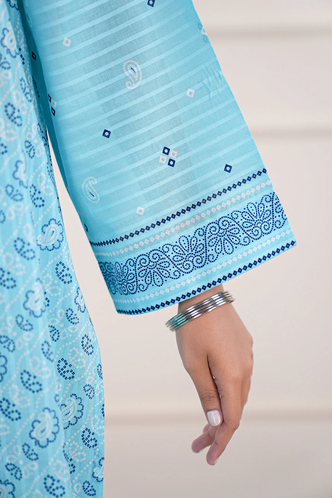 Printed Lawn Stitched 3 Piece - Image 10
