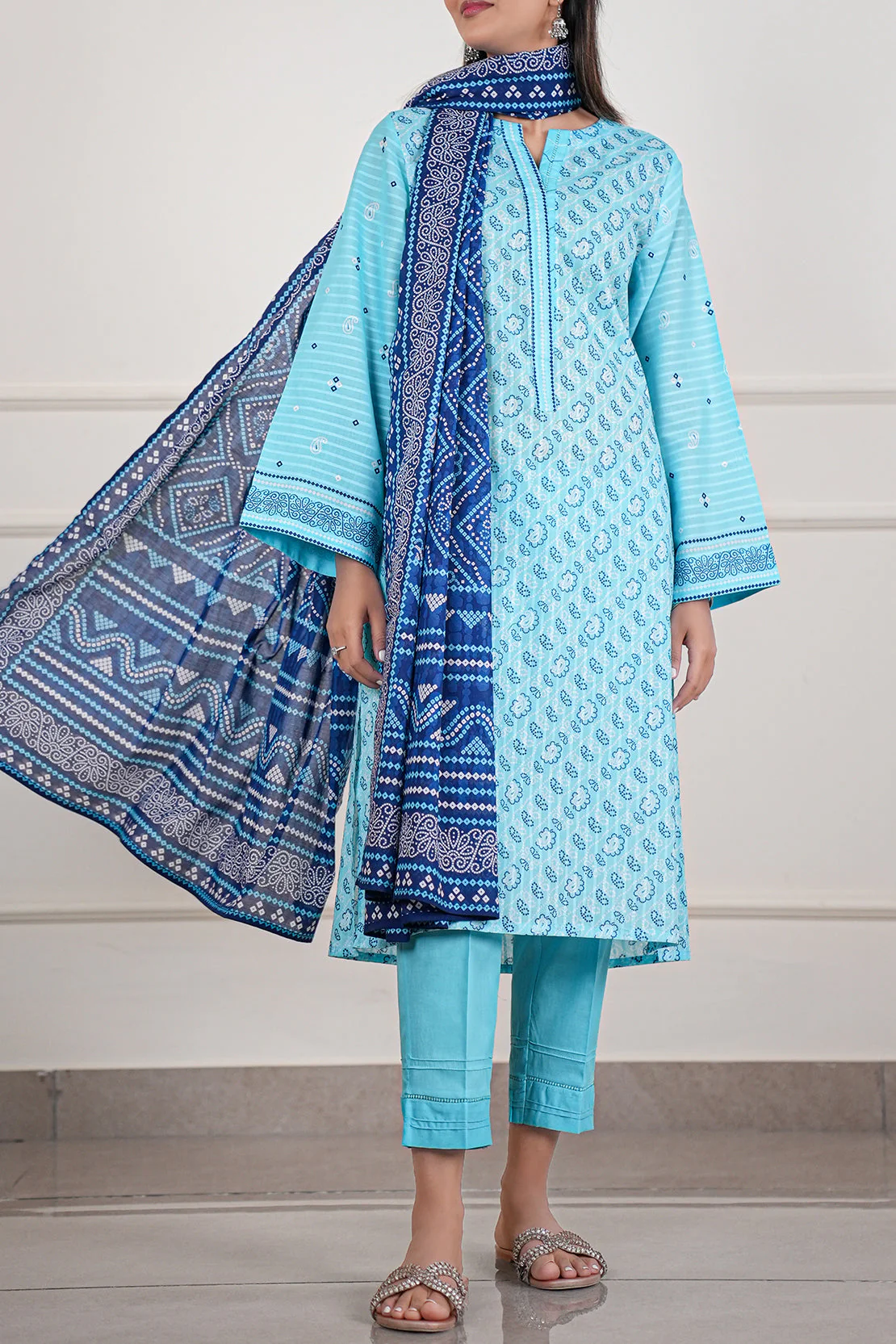 Printed Lawn Stitched 3 Piece - Image 5
