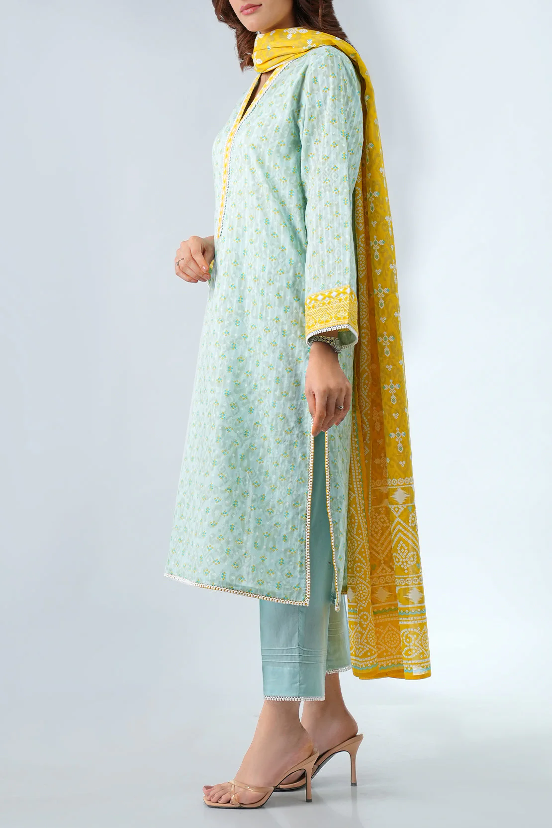 Printed Lawn Stitched 3 Piece - Image 3