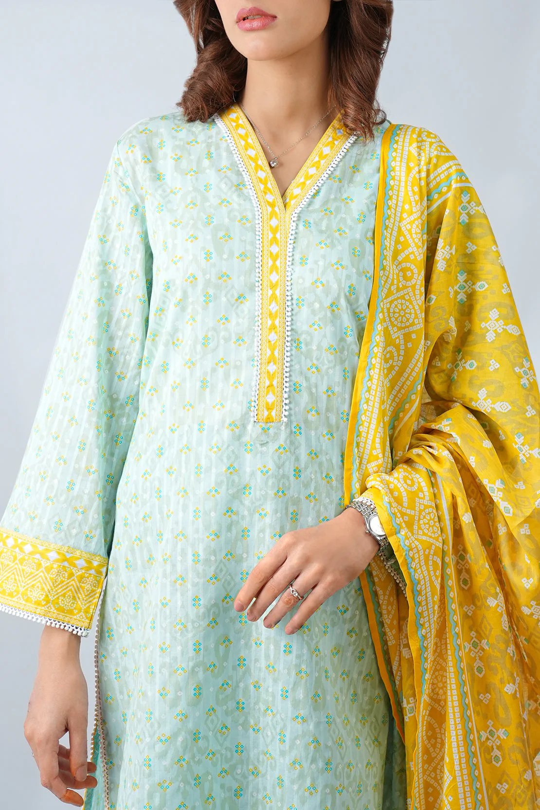 Printed Lawn Stitched 3 Piece - Image 5