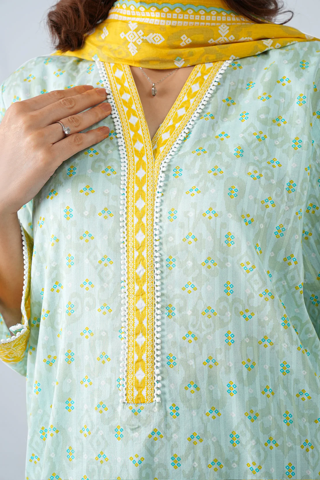 Printed Lawn Stitched 3 Piece - Image 6