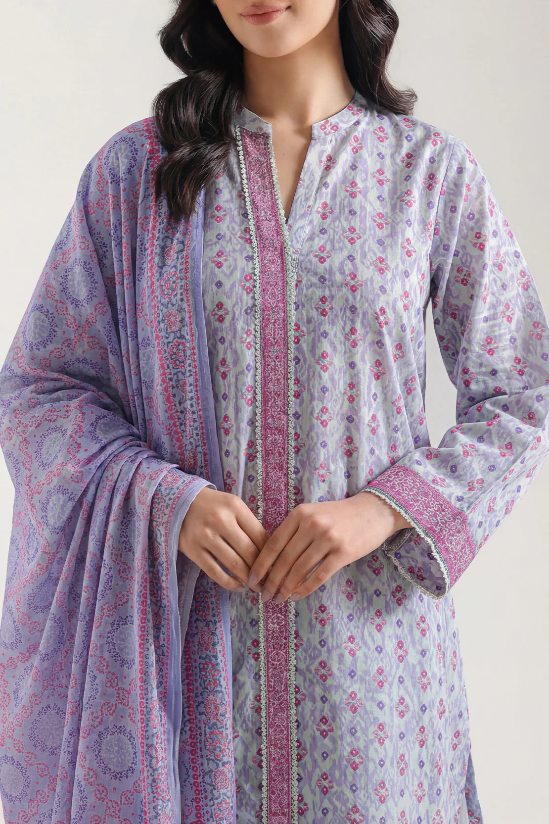 Printed Lawn Stitched 3 Piece - Image 2
