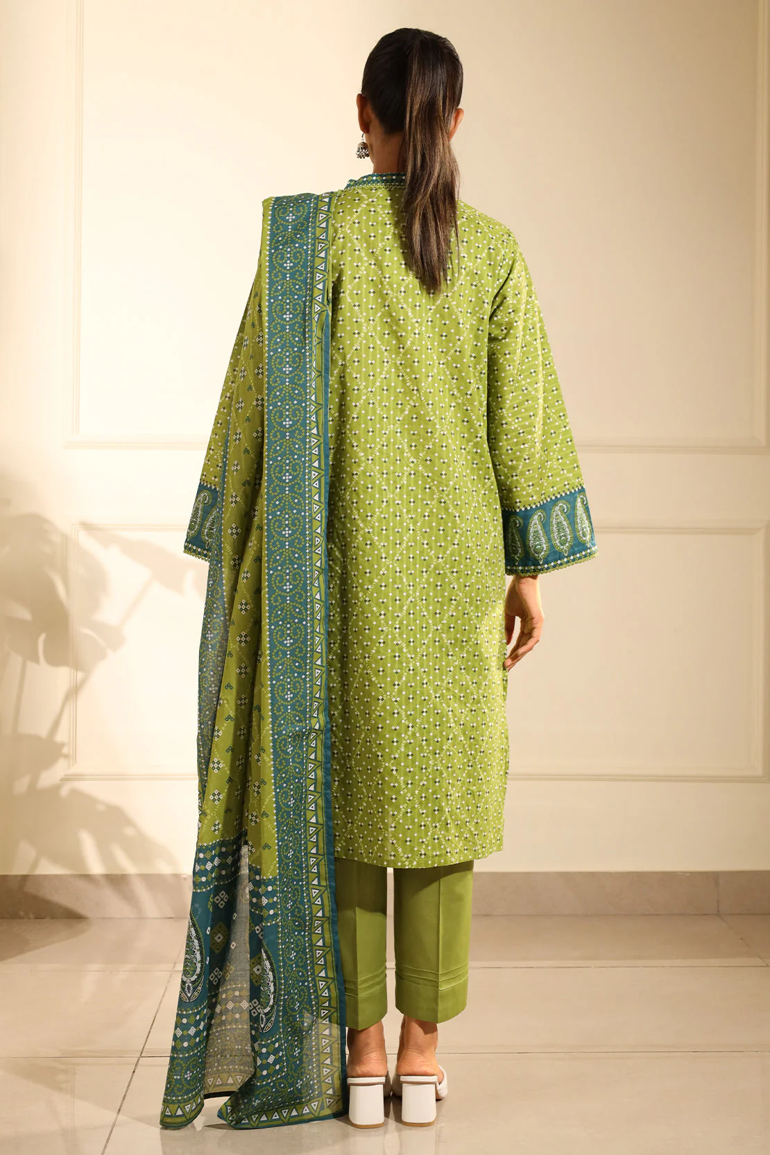 Printed Lawn Stitched 3 Piece - Image 4