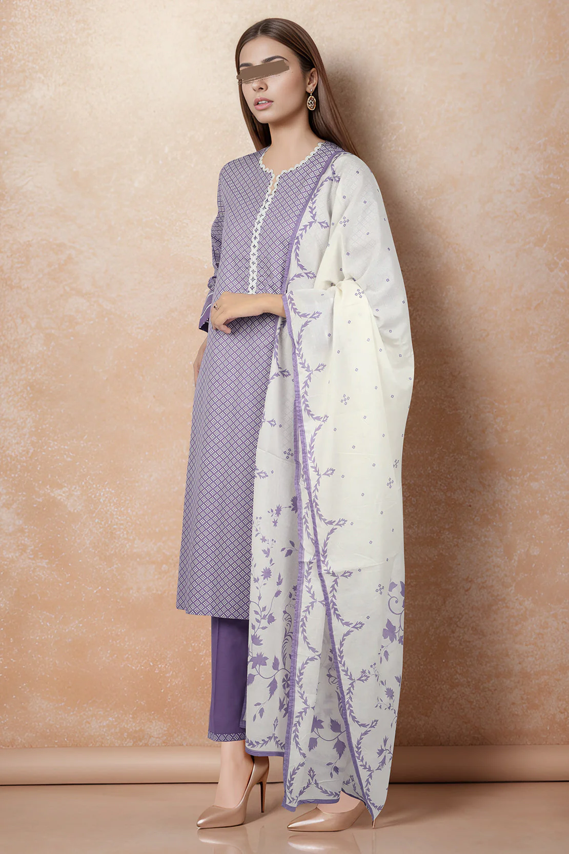 Printed Lawn Stitched 3 Piece - Image 2
