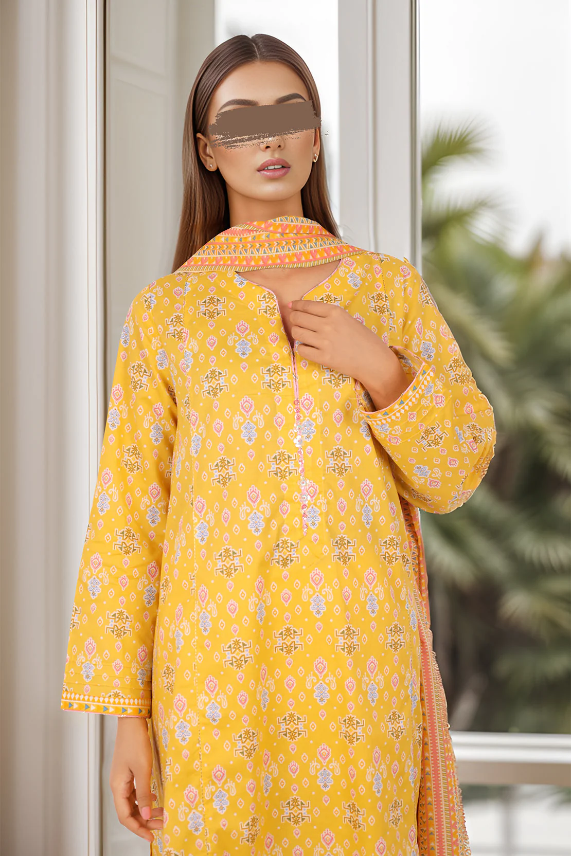 Printed Lawn Stitched 3 Piece - Image 3