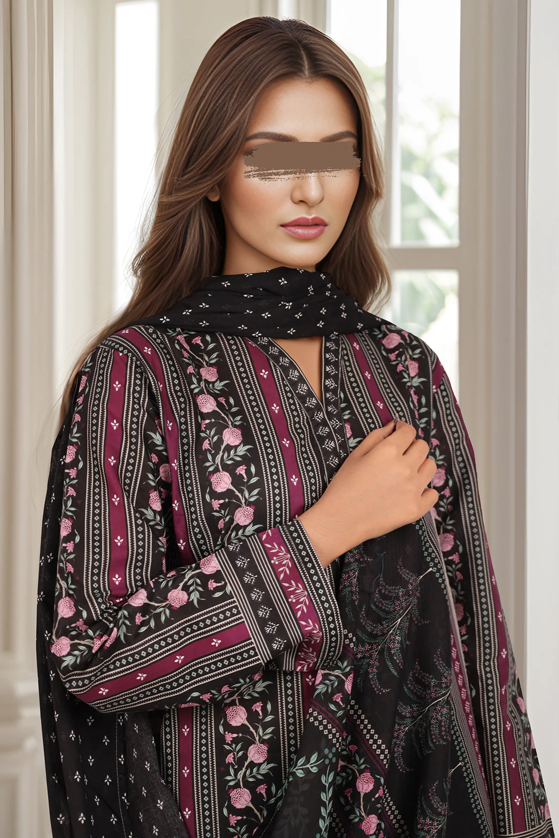 Printed Lawn Stitched 3 Piece - Image 4