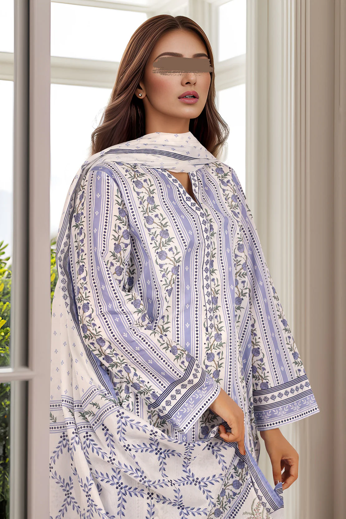 Printed Lawn Stitched 3 Piece - Image 2