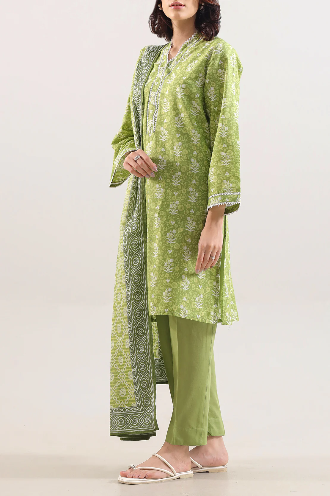 Printed Lawn Stitched 3 Piece - Image 3