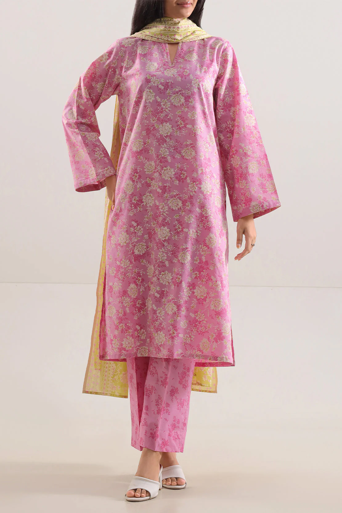 Printed Lawn Stitched 3 Piece - Image 2