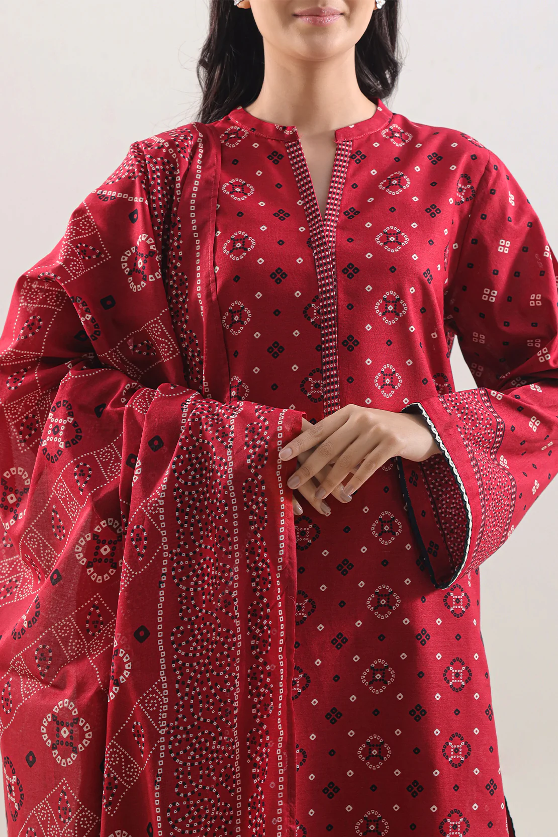 Printed Lawn Stitched 3 Piece - Image 2