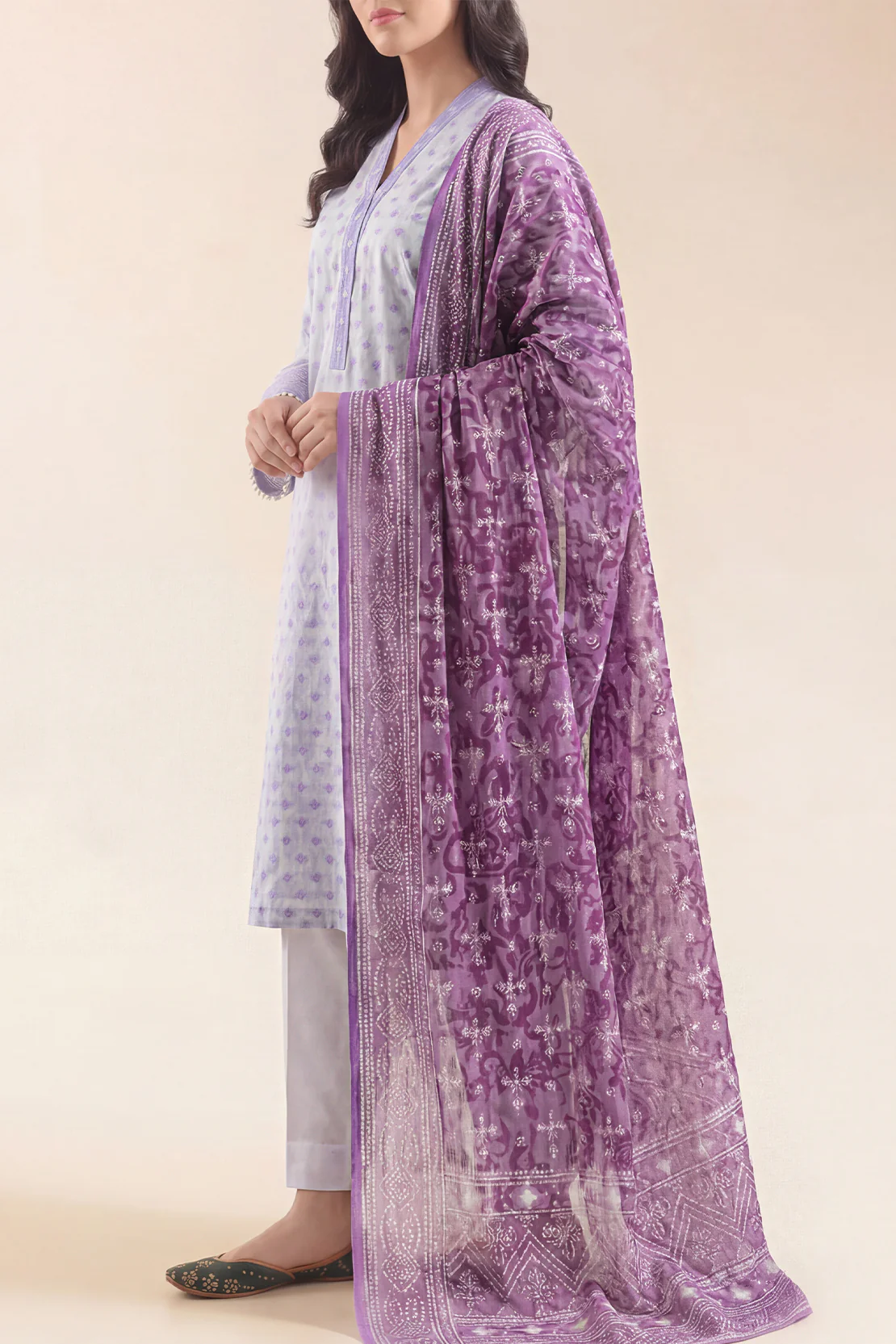 Printed Lawn Stitched 3 Piece - Image 2