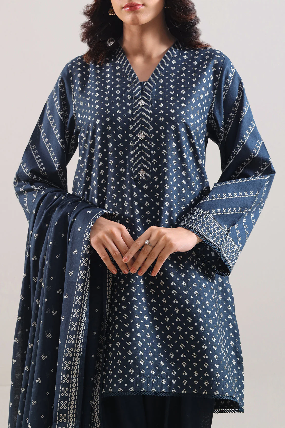 Printed Lawn Stitched 3 Piece - Image 2
