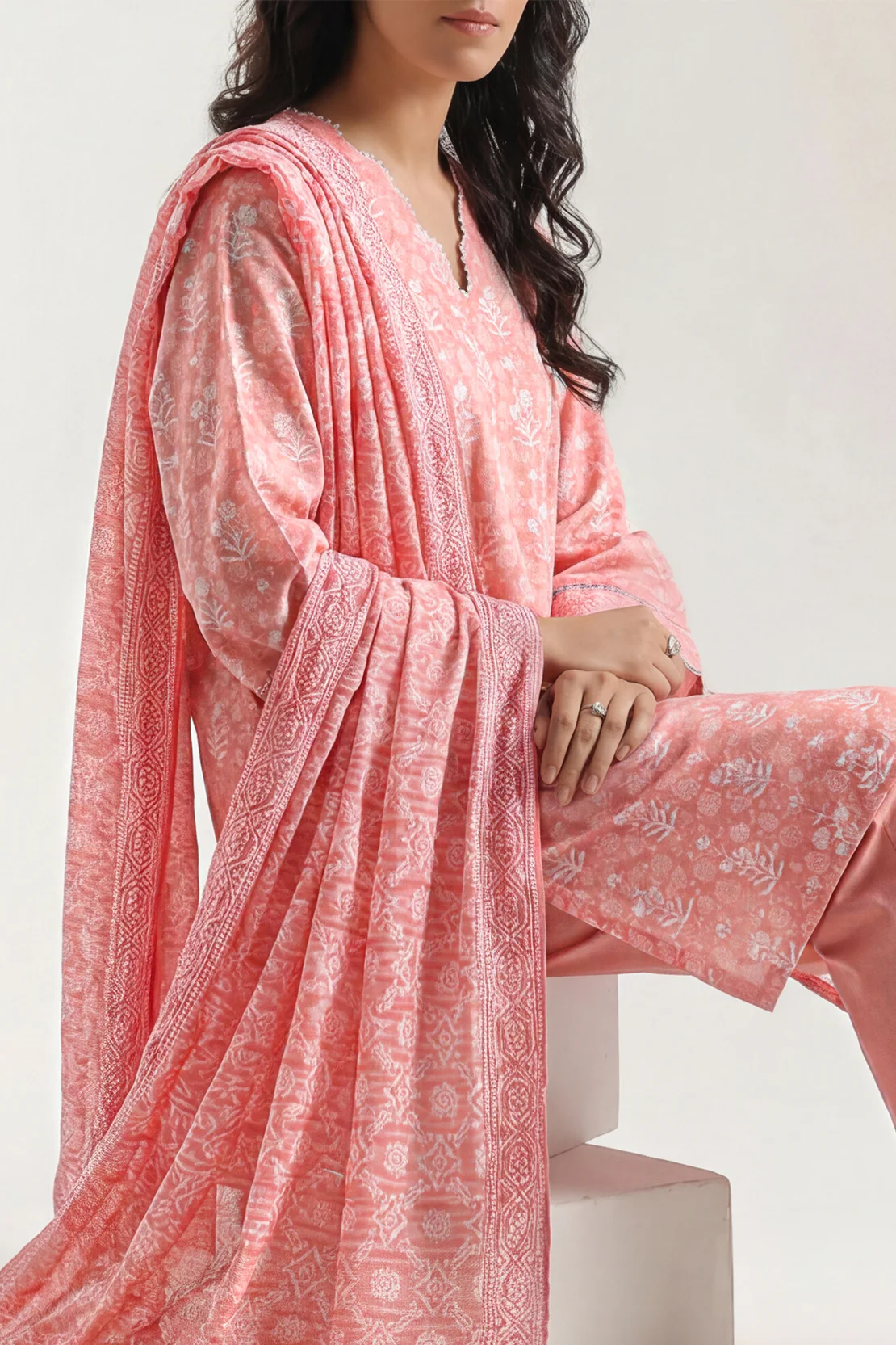 Printed Lawn Stitched 3 Piece - Image 2