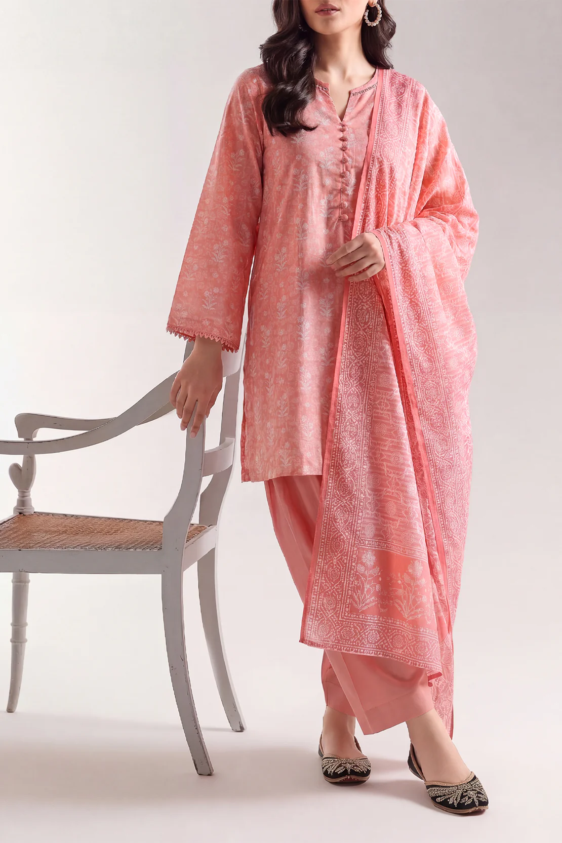 Printed Lawn Stitched 3 Piece