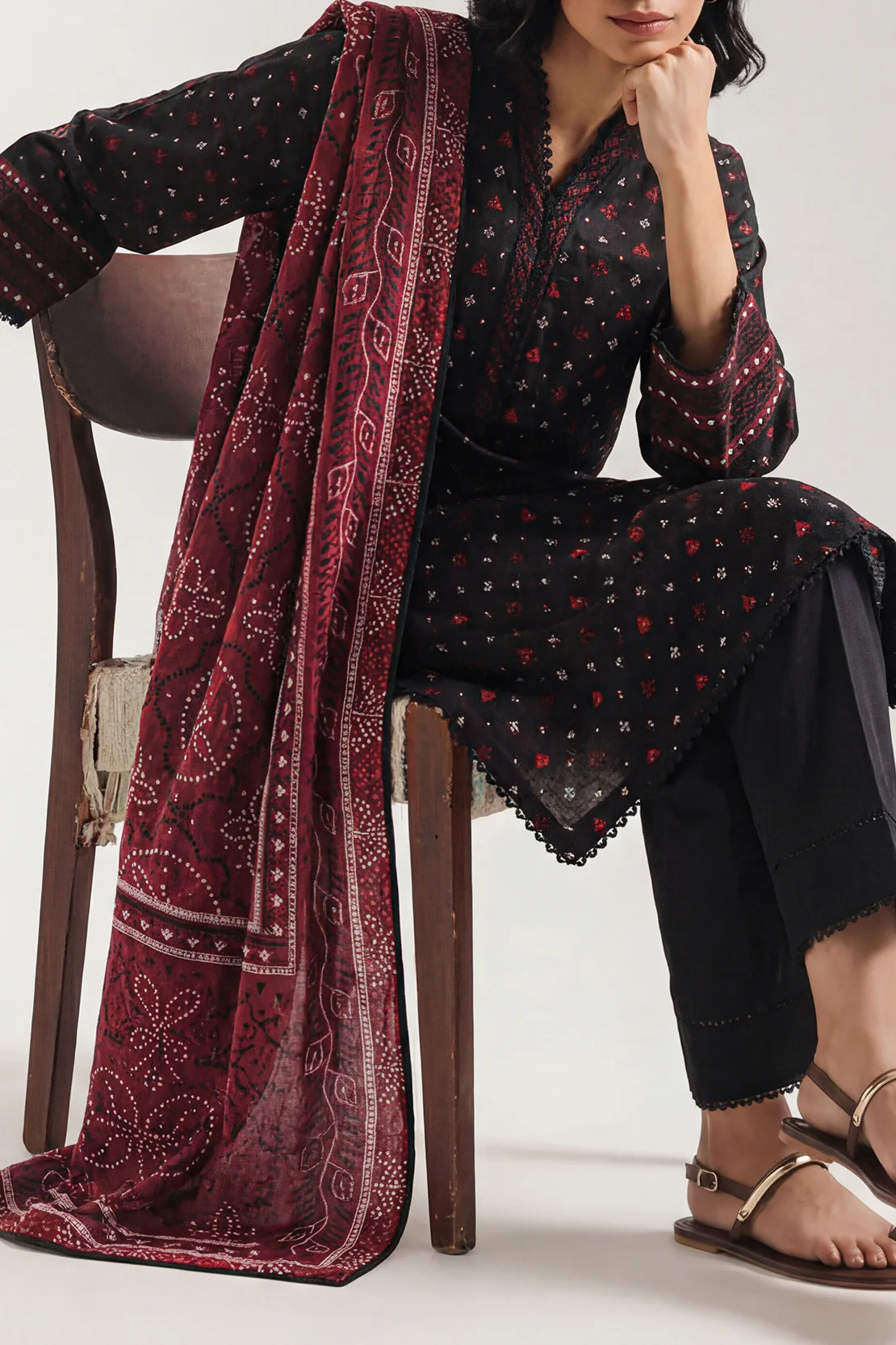 Printed Lawn Stitched 3 Piece