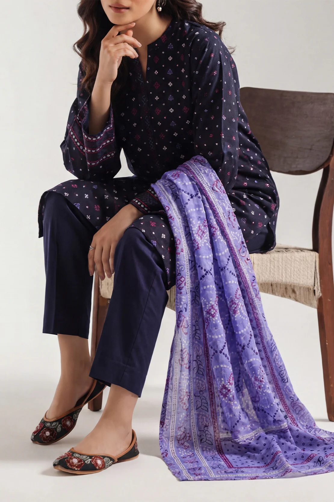 Printed Lawn Stitched 3 Piece