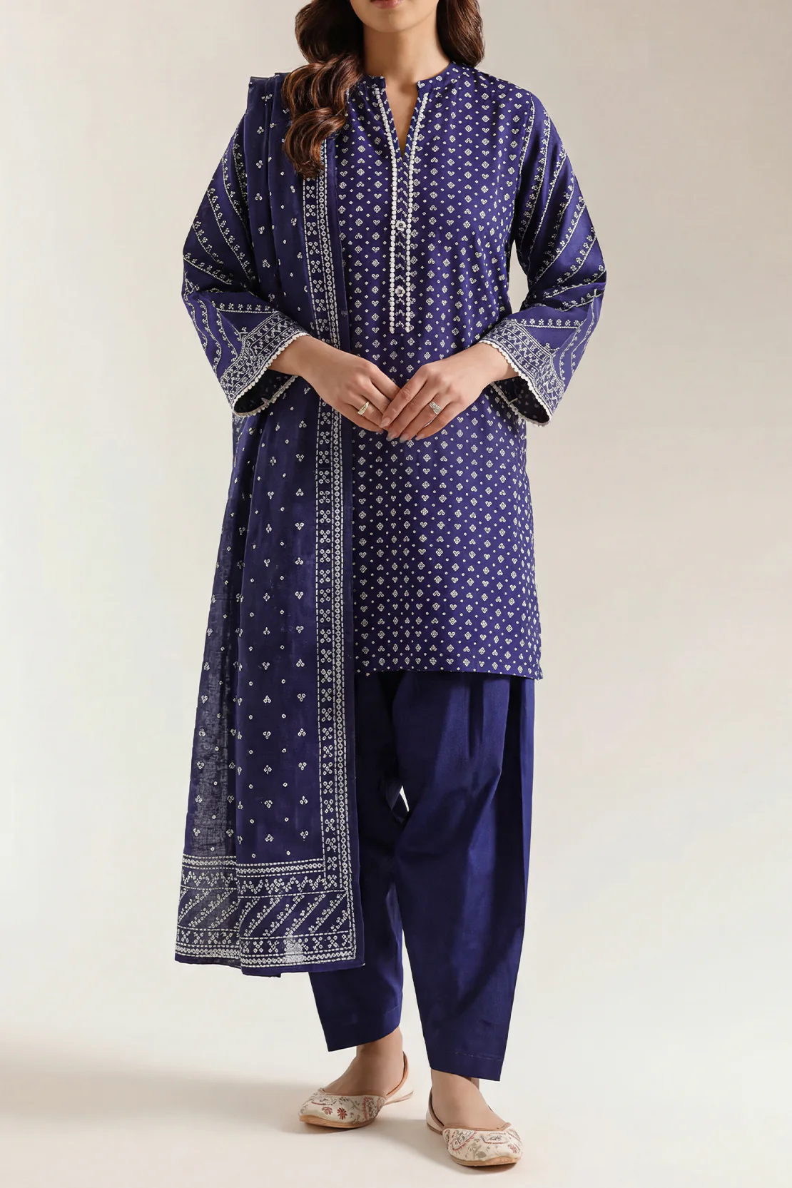 Printed Lawn Stitched 3 Piece