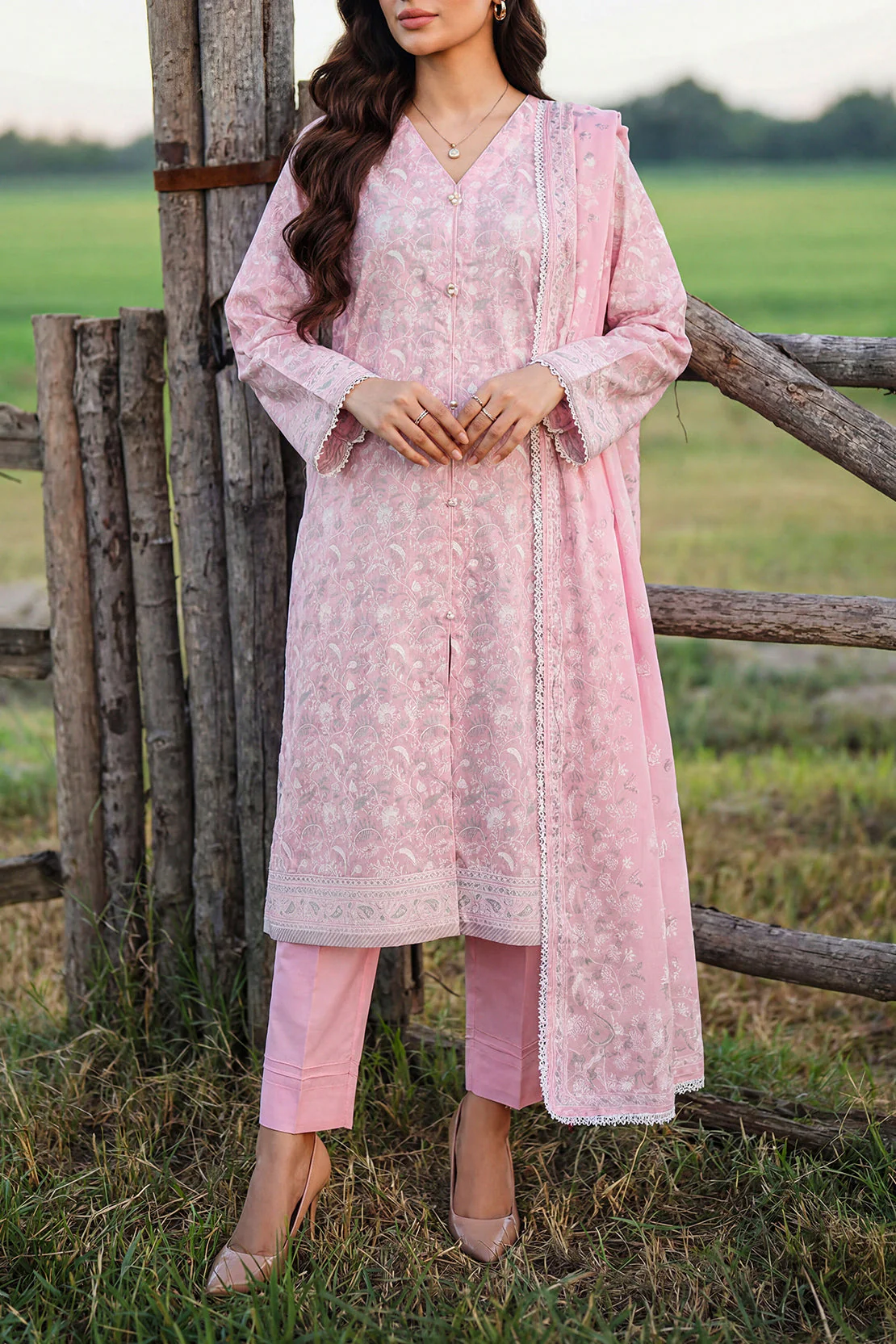 Printed Lawn Stitched 3 Piece - Image 3
