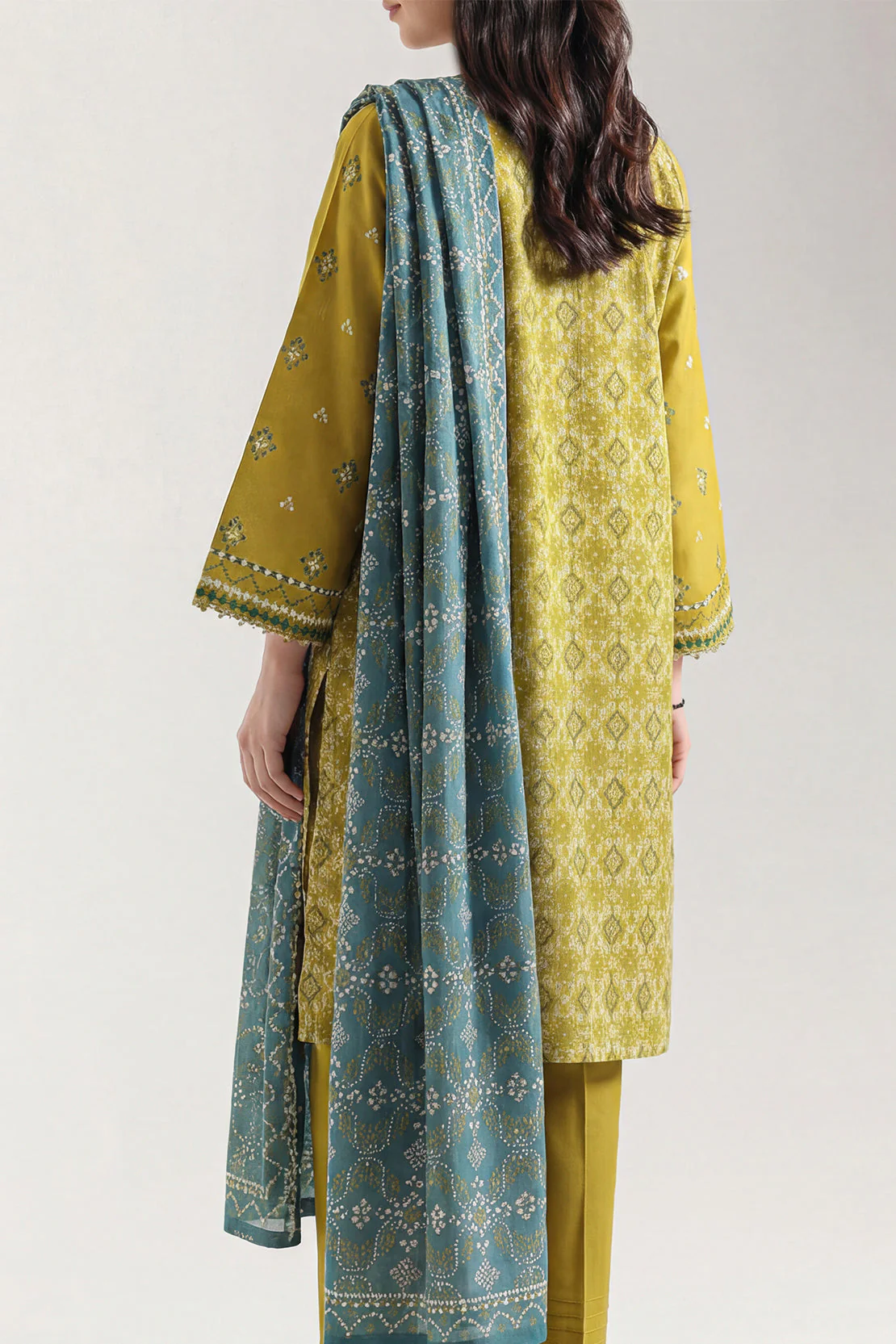 Printed Lawn Stitched 3 Piece - Image 4
