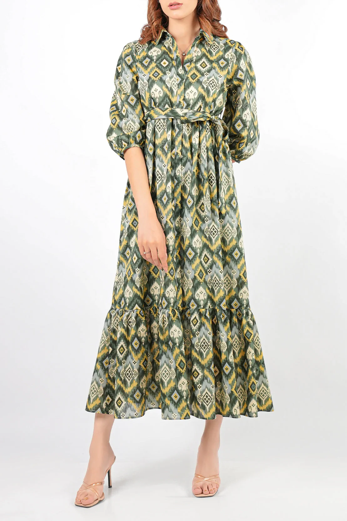 Printed Lawn Stitched Dress - Image 3