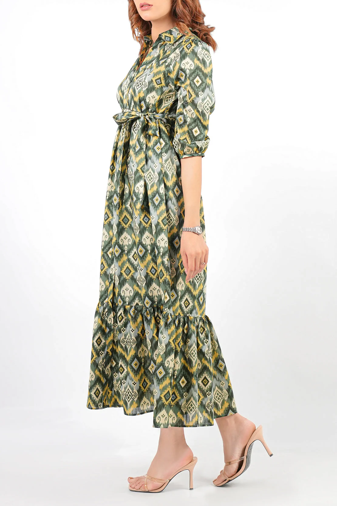Printed Lawn Stitched Dress - Image 4