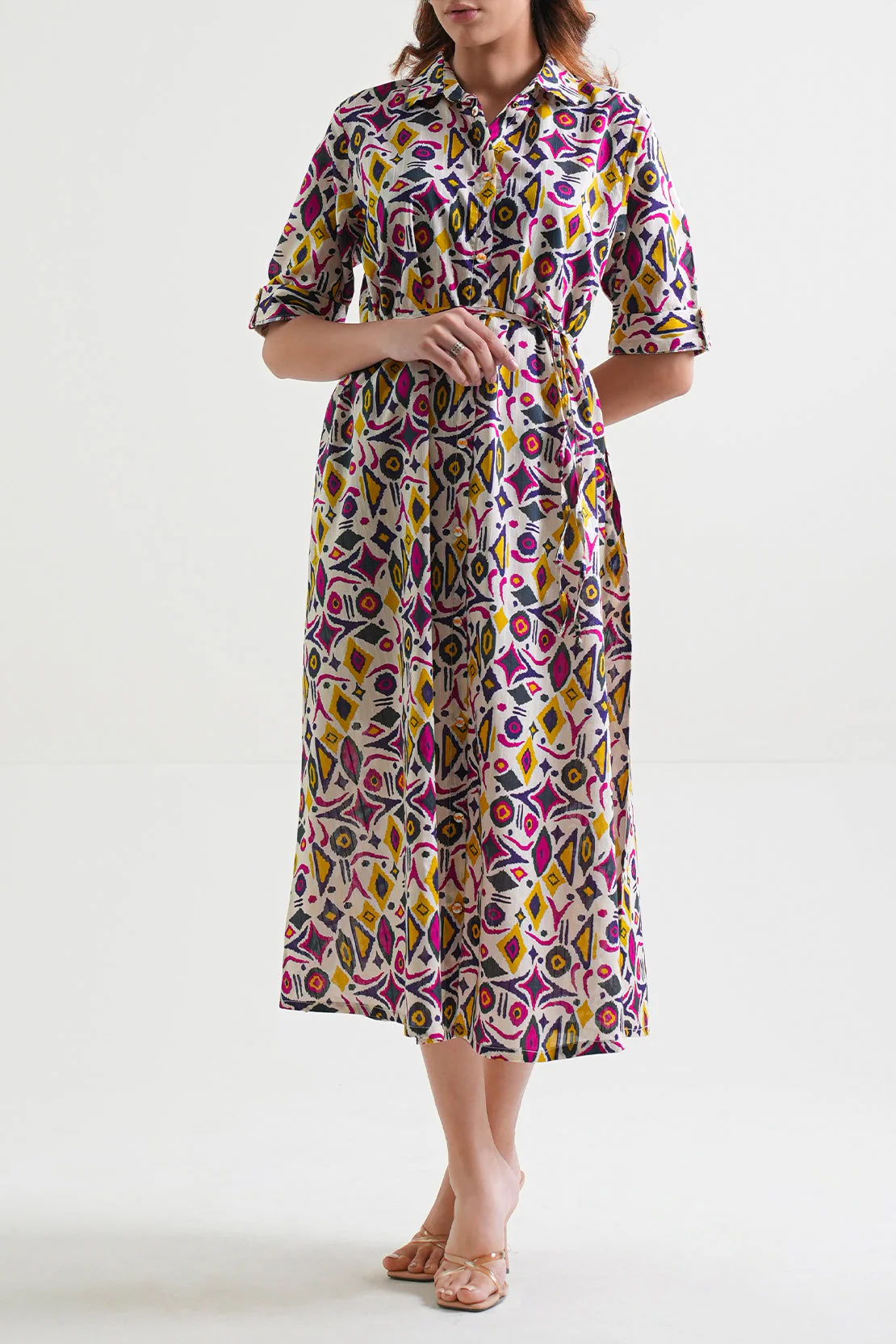 Printed Lawn Stitched Dress