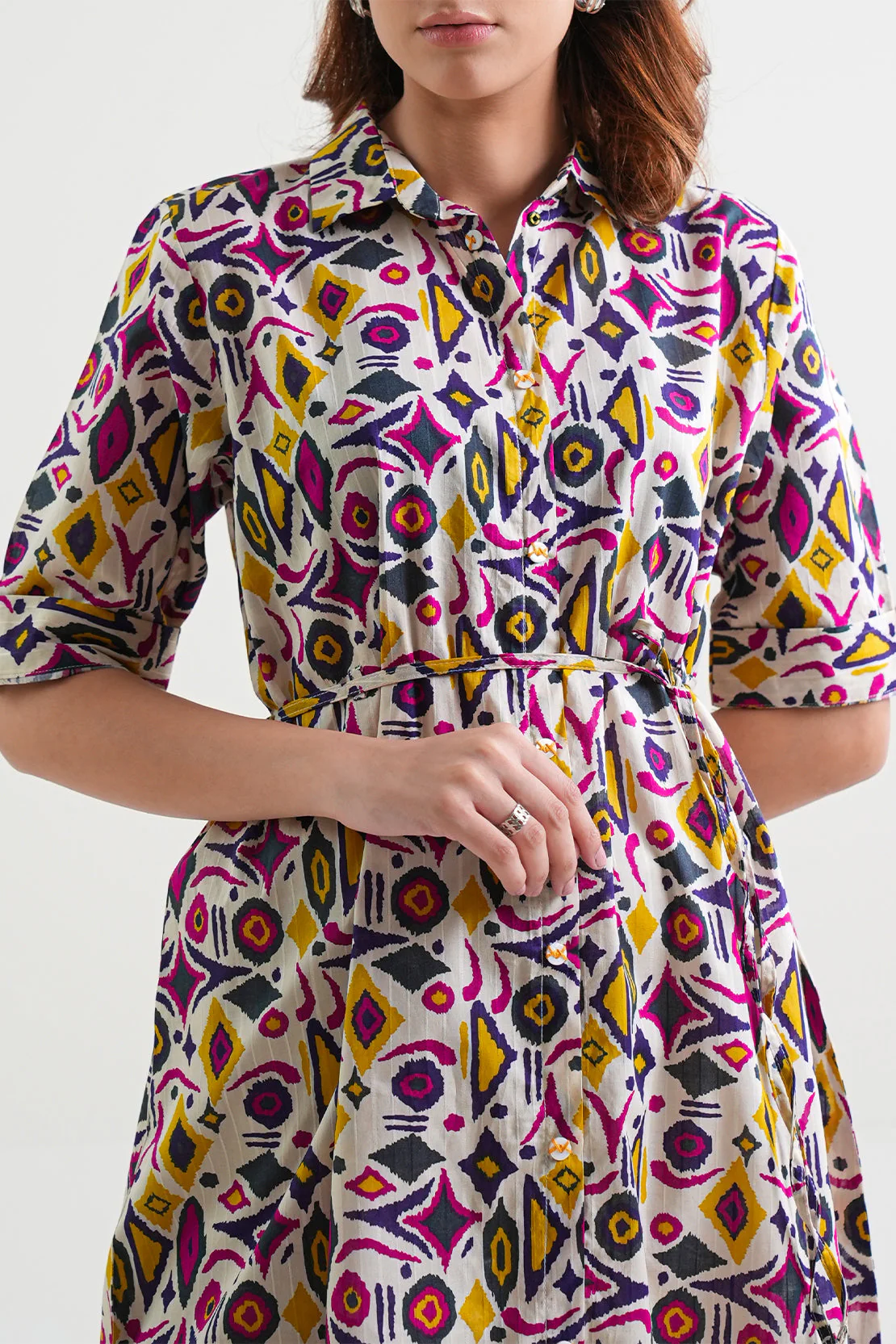 Printed Lawn Stitched Dress - Image 2