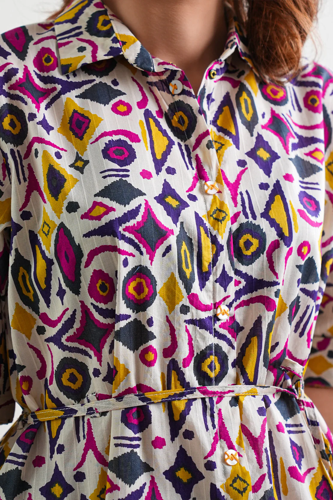 Printed Lawn Stitched Dress - Image 6