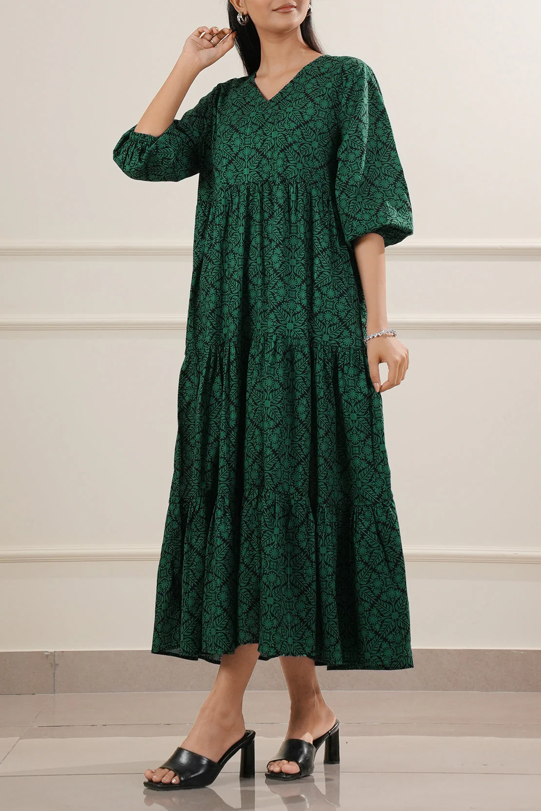 Printed Lawn Stitched Dress - Image 5