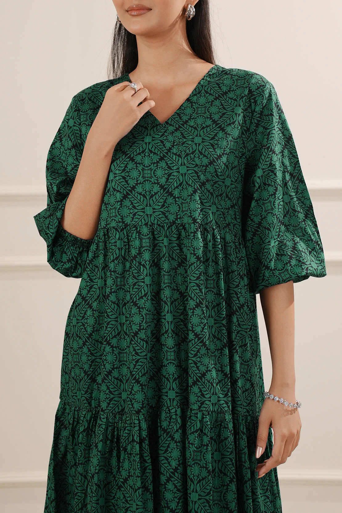 Printed Lawn Stitched Dress - Image 6