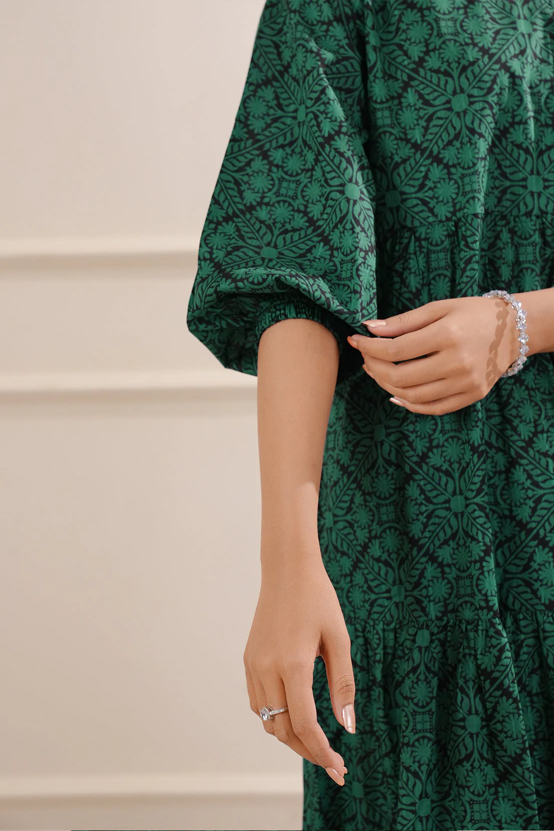 Printed Lawn Stitched Dress - Image 8