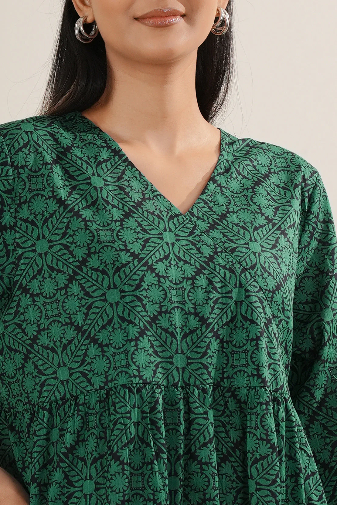 Printed Lawn Stitched Dress - Image 9