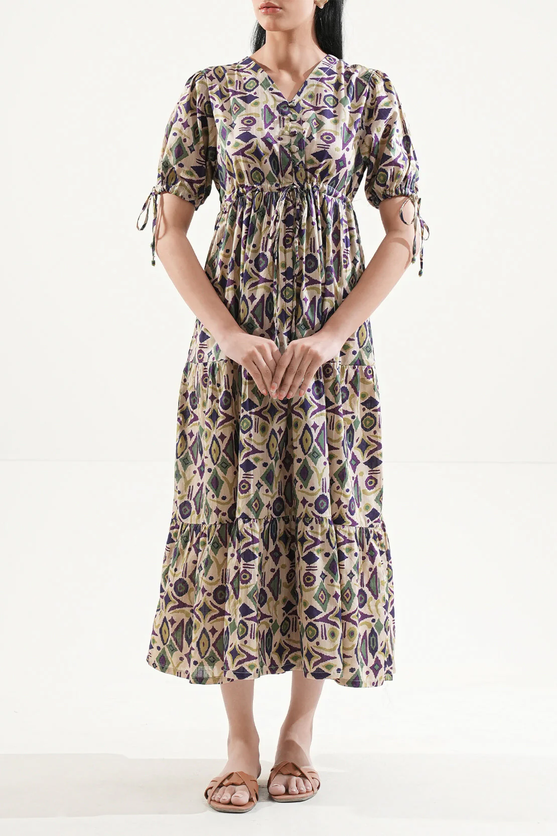 Printed Lawn Stitched Dress