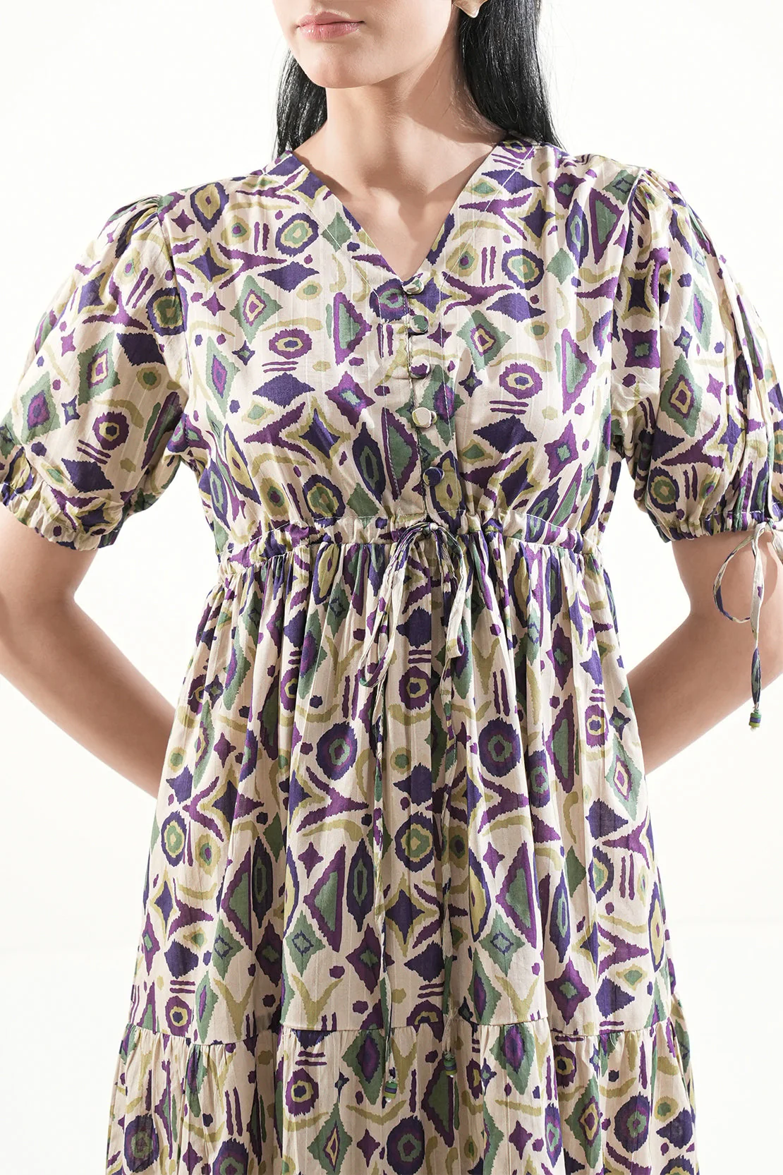 Printed Lawn Stitched Dress - Image 4