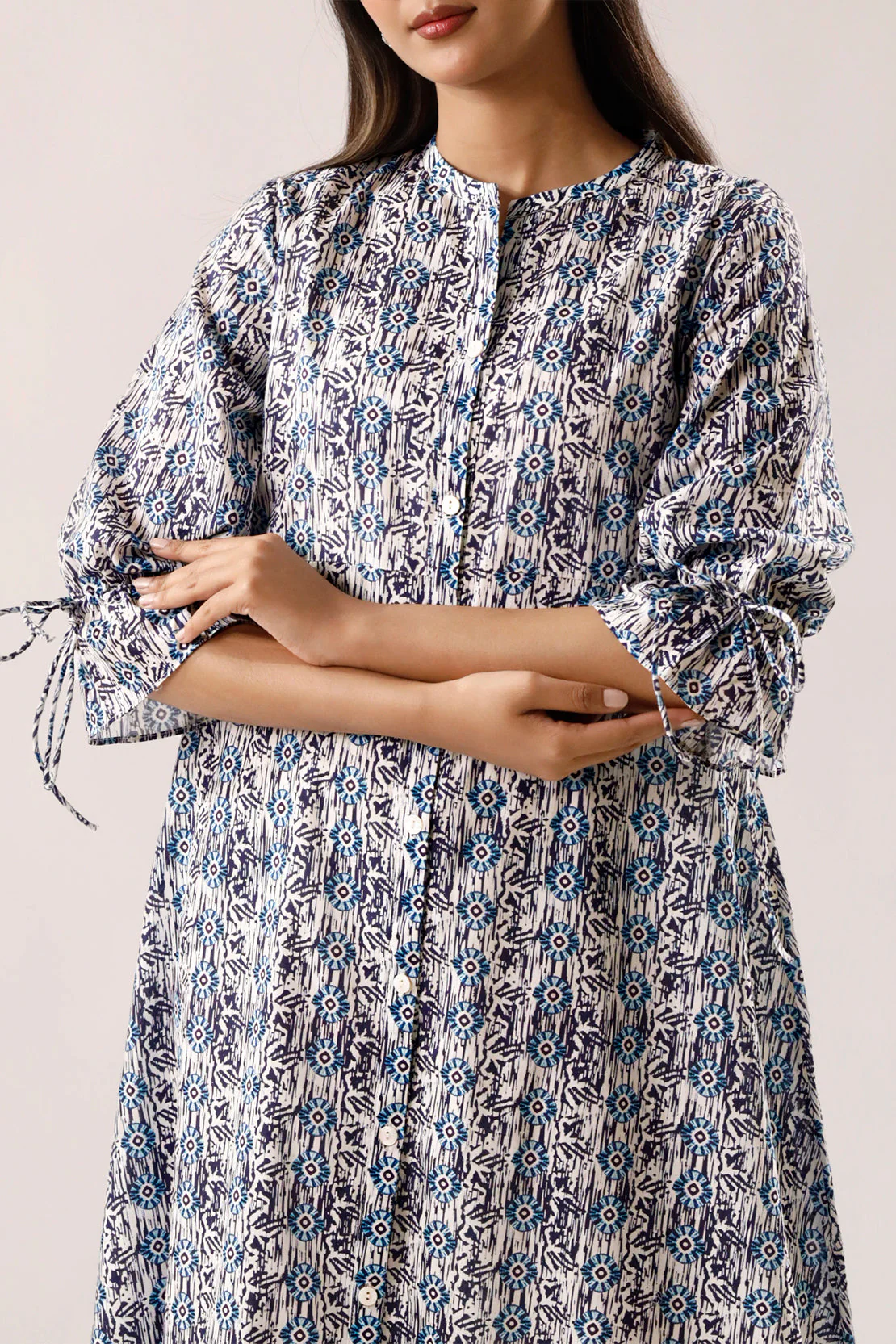 Printed Lawn Stitched Dress