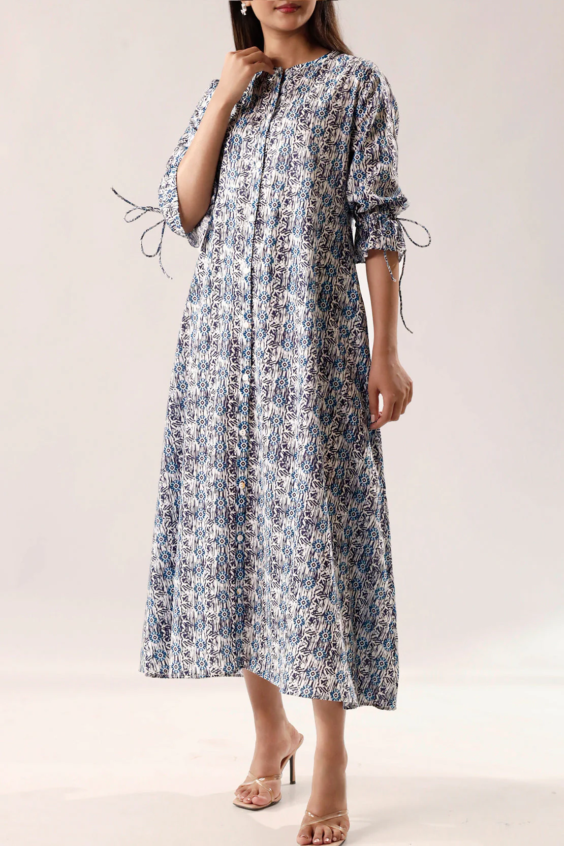Printed Lawn Stitched Dress - Image 5