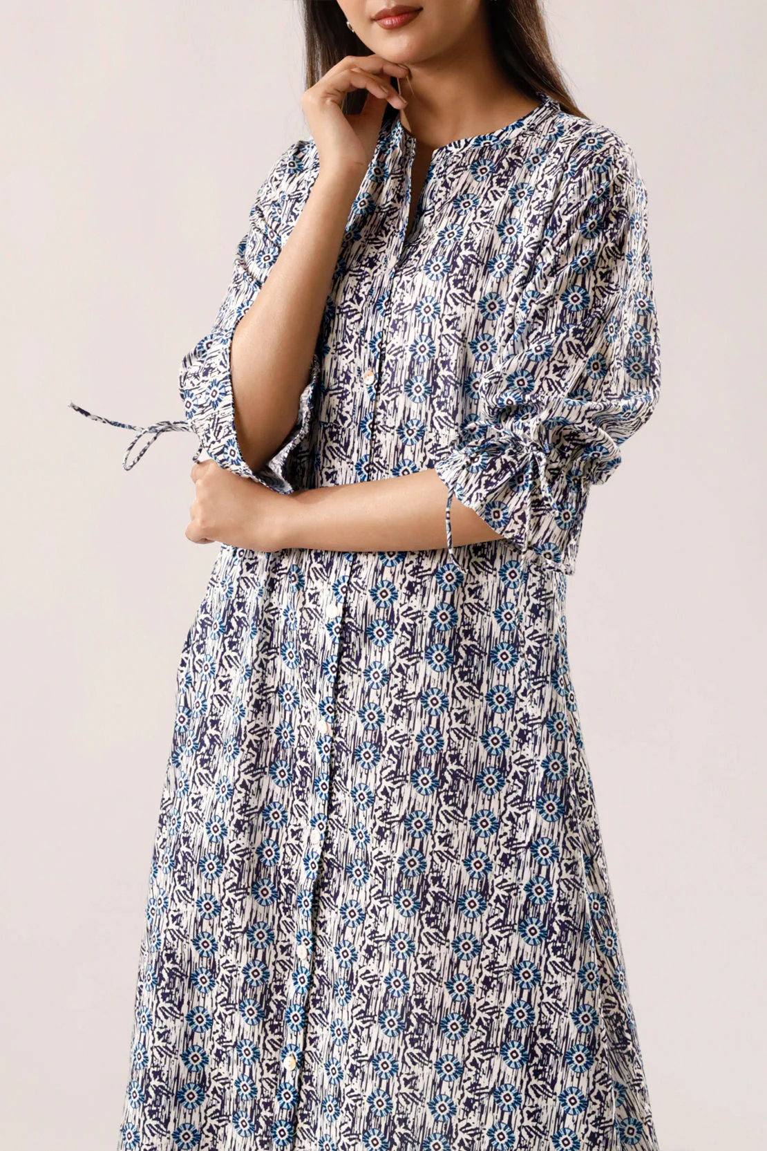 Printed Lawn Stitched Dress - Image 7